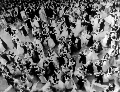europe, autriche, vienne, bal de l'opéra, 1970