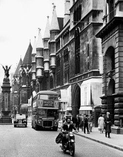 europe, angleterre, londres, les tribunaux et la cour civile, années 1970