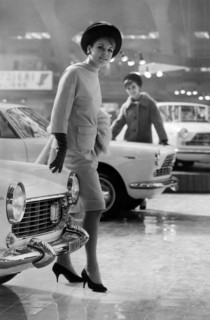 europe, italie, piedmont, turin, salon de l'automobile, stand fiat, 1963