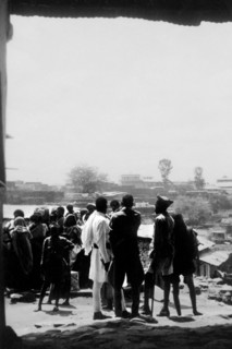 afrique, éthiopie, harar, vue de la porte de scioa, 1920 1930