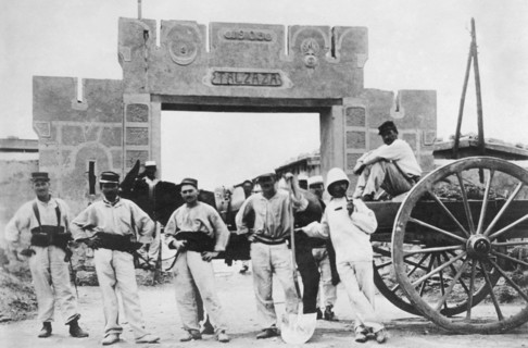 afrique, maroc, casablanca, fort talzaza, 1910 1920