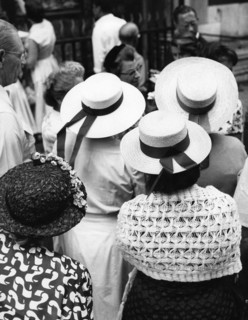 touristes, florence, toscane, italie, 1959
