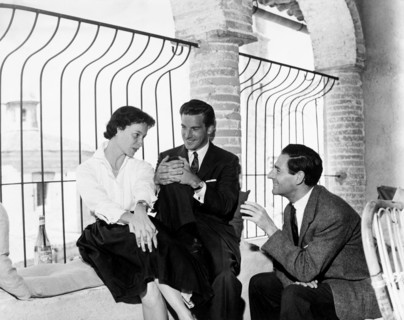 maître thomas schippers et carlo menotti fondateurs du festival des deux mondes, 1958