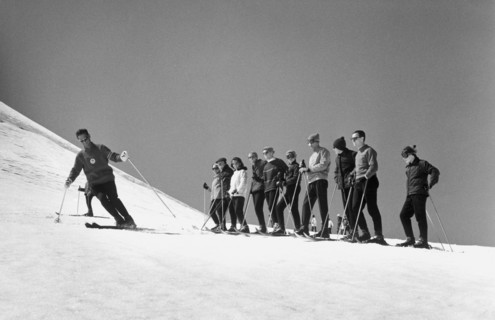école de ski, 1965