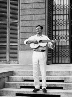 portrait d'enzo jannacci, 1964