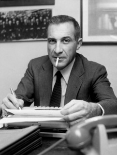 portrait du journaliste alberto cavallari, 1968