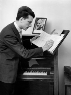 portrait de guido cantelli, 1956