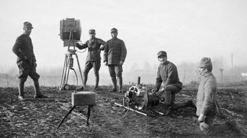projecteur, 1915-18