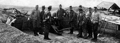 Guerre italo-turque, tripolitaine, construction de camps et de tranchées, 1912