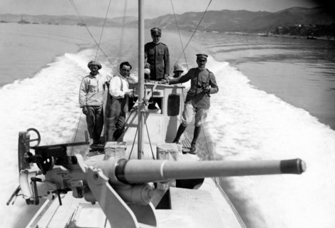 guerre, marine, à bord d'une vedette anti-sous-marine, 1915 1918