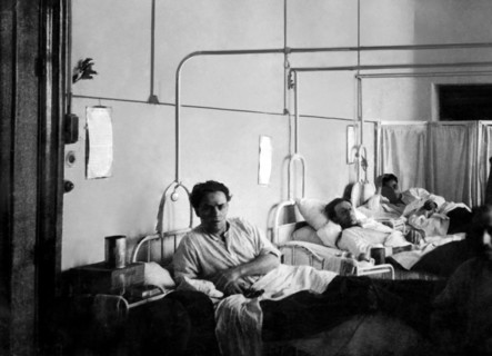émigration, mineurs italiens admis dans un hôpital français, 1949