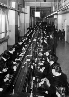 central téléphonique, 1955