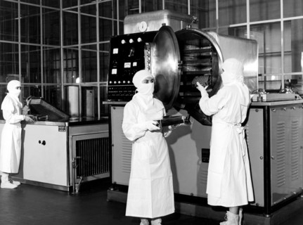 département de lyophilisation chez carlo erba, 1956