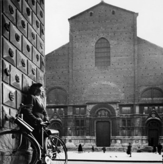 italie, emilie romagne, bologne, basilique san petronio, 1940