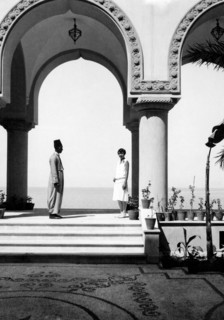 grèce, dodécanèse, rhodes, porche d'hôtel
