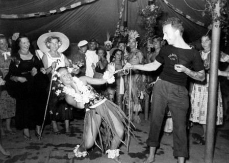 italie, ischia, camping, 1949