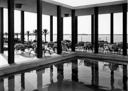 libye, tripoli, hôtel uaddan, terrasse