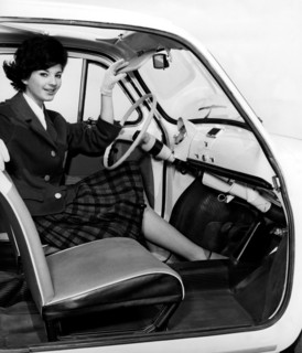 voitures, intérieur de la fiat 500, 1961