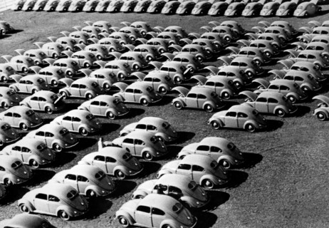 groupe de voitures allemandes à moteur arrière, 1954