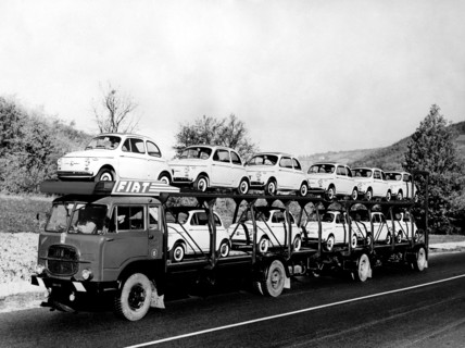 camion-remorque de fiat 500, 1959
