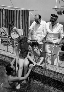 paquebot de croisière, passagers, 1955