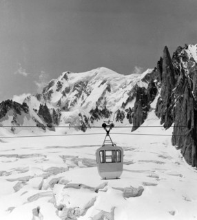 téléphérique de monte bianco, 1957