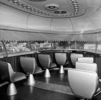 salon belvedere du train settebello, 1962