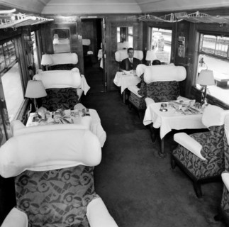 voiture-restaurant du train bleu, 1962