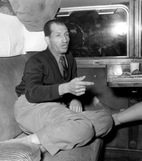 portrait de gino bartali, 1958