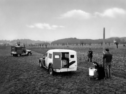 équipe gravimétrique agip pour l'exploration pétrolière, 1960