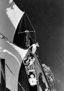 voiles sur la lagune, 1955
