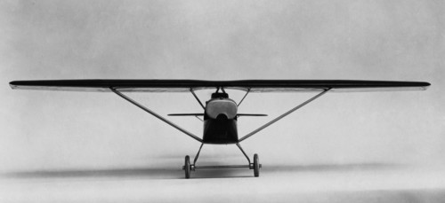 Wooden airplane model. 1920-30
