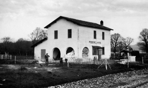 One of the 515 farmhouses of the opera nazionale combattenti. riforma fondiaria. littoria. 30s