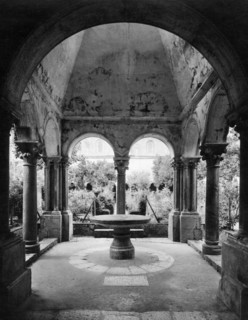 Cloister of fossanova abbey. priverno. italy