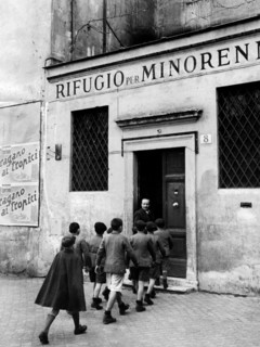 Italy. Rome. refuge for minors. 1949