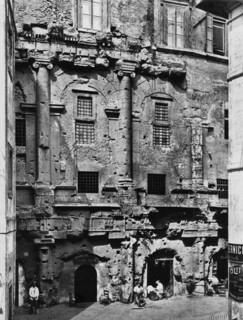 Italy. Rome. shops in the Teatro Marcello. 1870-75