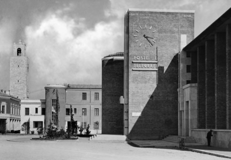 Italy. lazio. littoria. post office and telegraph building. 1930