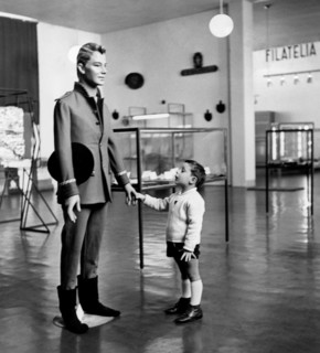 Italy. rome. post office and telecommunications museum. mannequin with old post office uniform. 1961