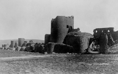 Turkey. kars. ani. ruins of the walls. 1910