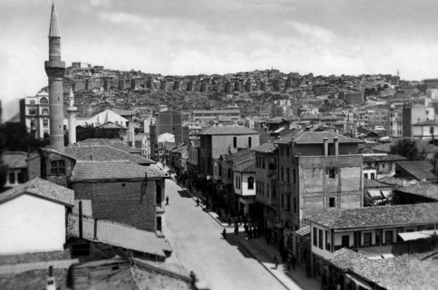 Turkey. ankara. view of the old city and the citadel. 1939