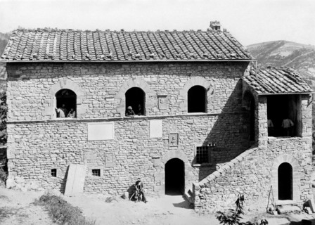 Italy. Tuscany. Caprese Michelangelo. the birthplace of Michelangelo. 1910-20