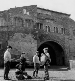 Italy. Lazio. building of the municipality of Anagni. 1965