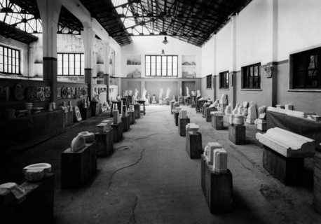 Hall Of The Marbles Finished At The School Of Marbles. 1955