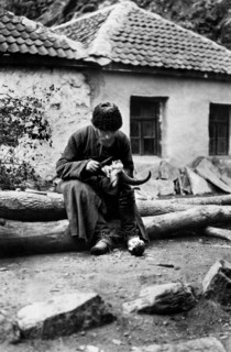 Hunter Of Mountain Goats From The Caucasus. 1930
