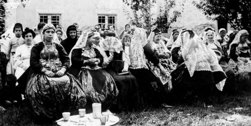 Catholic Women Of Mirdite. Albania. 1900