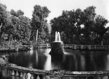 Lazio. The Upper Basin Of Villa Torlonia In Frascati. 1920