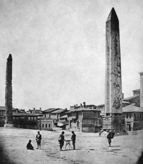 Turkey. Constantinople. Theodorian Hippodrome And Heliopolis Obelisk. 1900