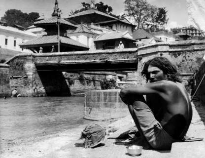 Nepal. Kathmandu. Temple Of Pashupatinath. Bagmati River. 1967