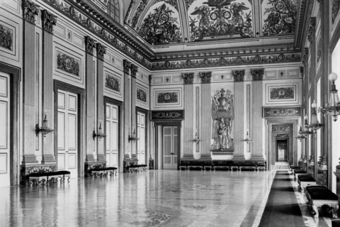 The Throne Room. Royal Palace. Caserta. Campania. Italy 1910-20