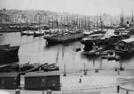 Italy. Campania. Napoli. Harbour. 1900-1910